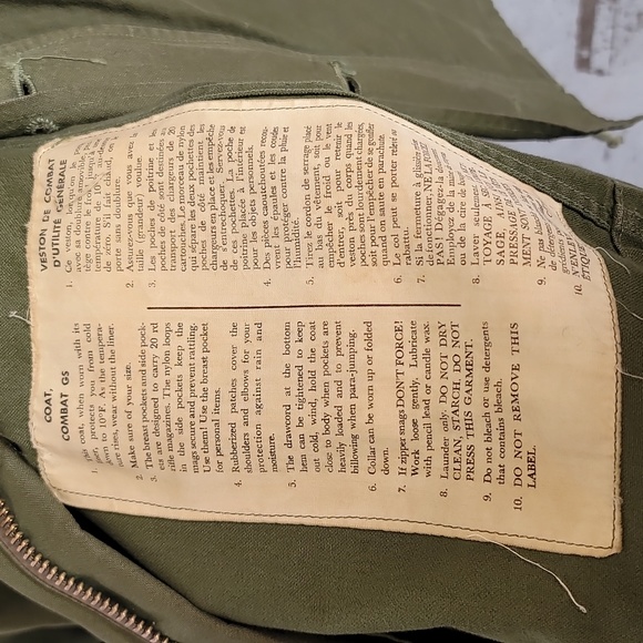 Combat coat GS sz L/XL? - Picture 9 of 9